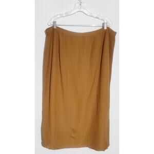 Cynthia Howie Womens Linen Blened Skirt Size 20W Fall Professional Classy boho